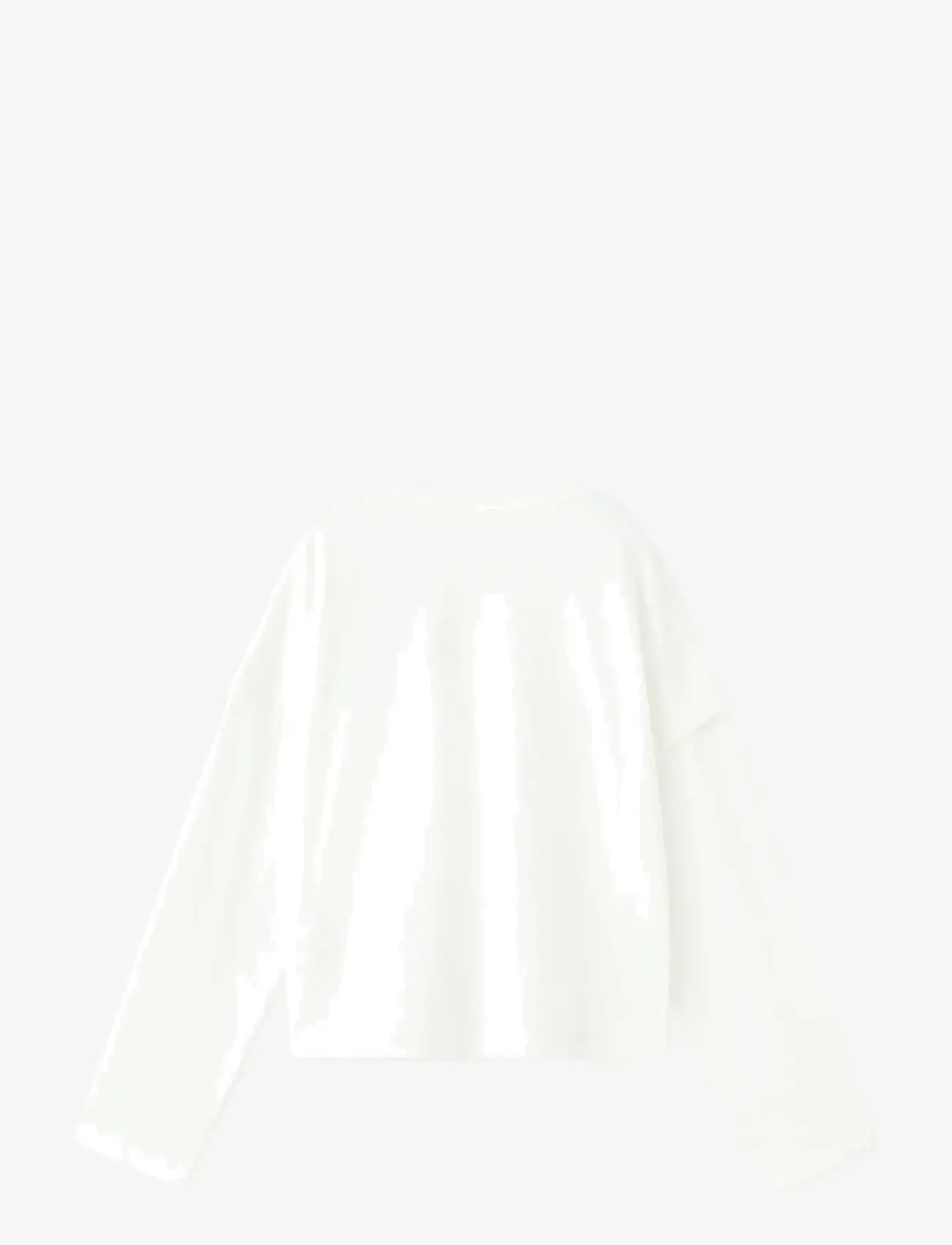 Mango - Sleeve detail t-shirt - pitkähihaiset t-paidat - natural white - 2