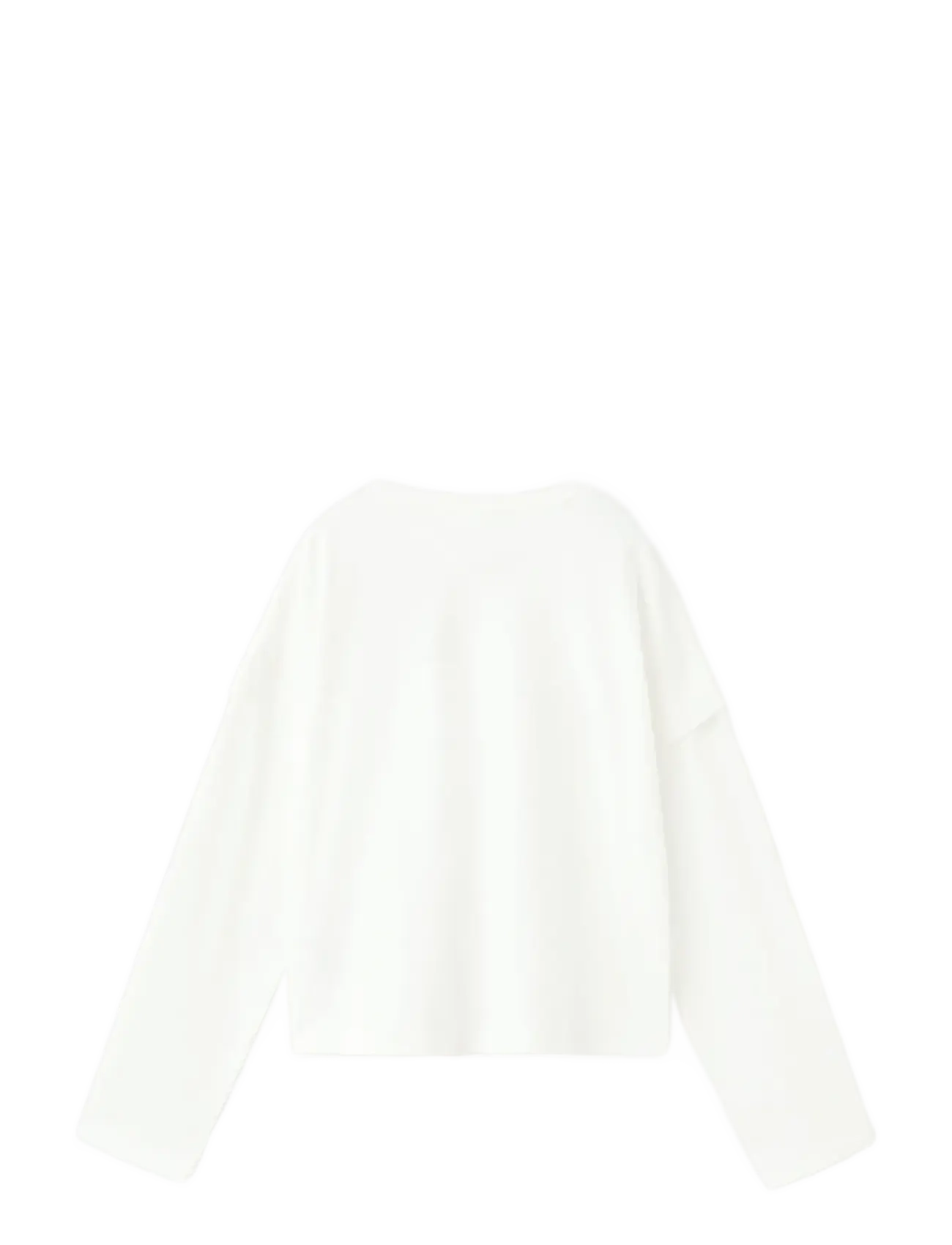 Mango - Sleeve detail t-shirt - langærmede t-shirts - natural white - 2