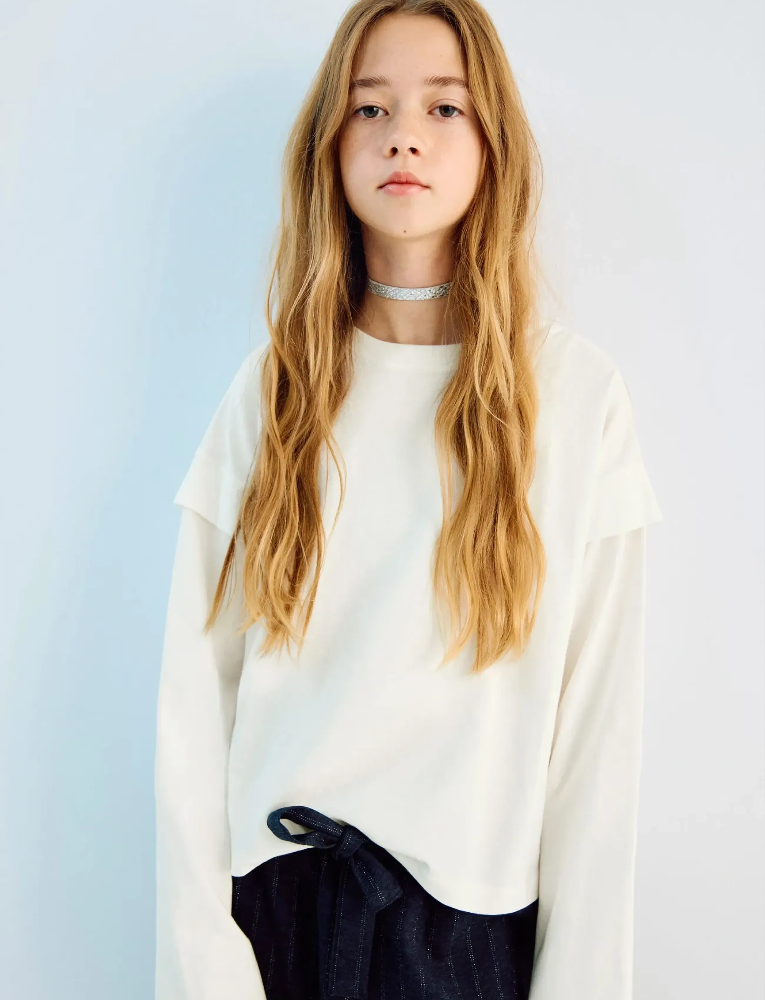 Mango Sleeve detail t-shirt - Toppe og t-shirts - NATURAL WHITE / cream