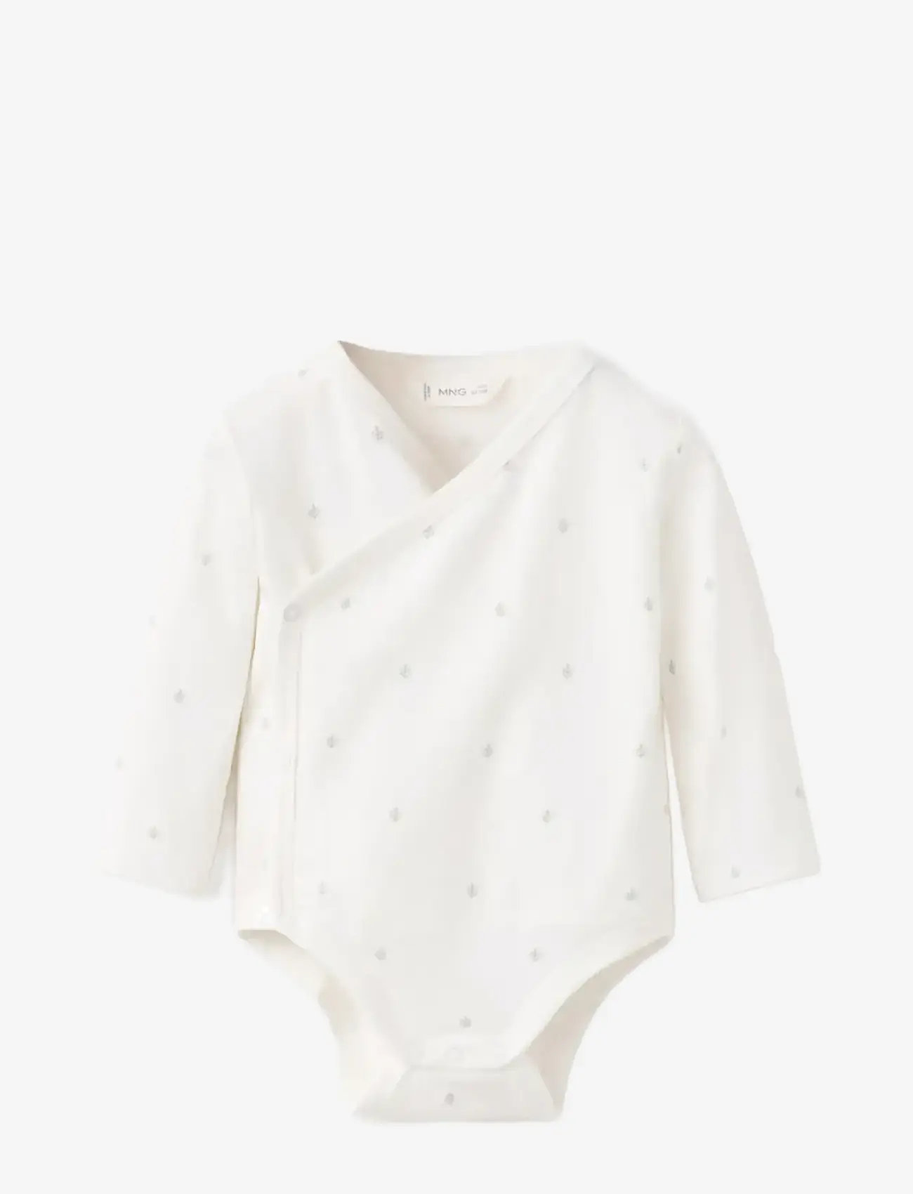 Mango - Printed cotton body - natural white - 0
