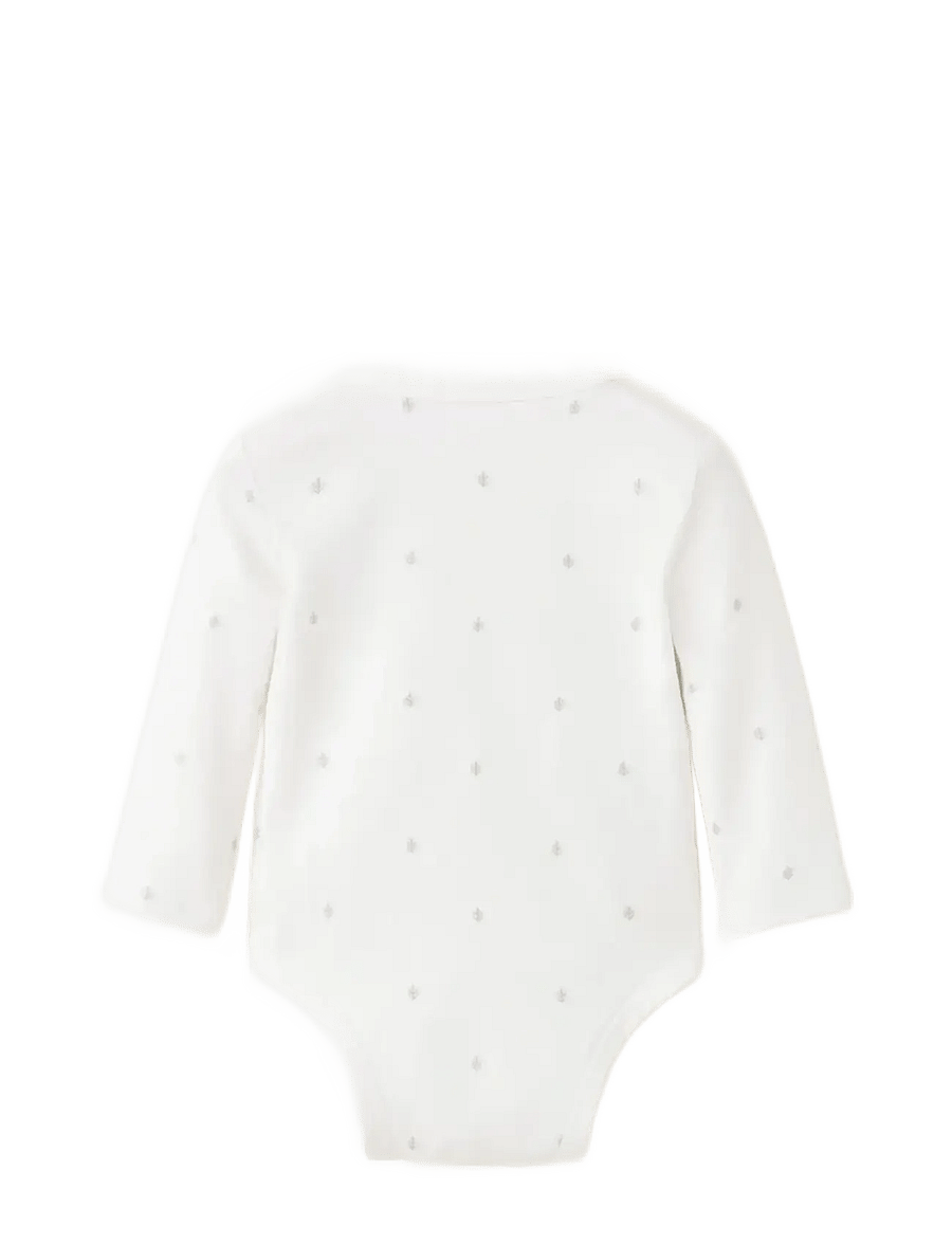 Mango - Printed cotton body - langærmede bodyer - natural white - 1