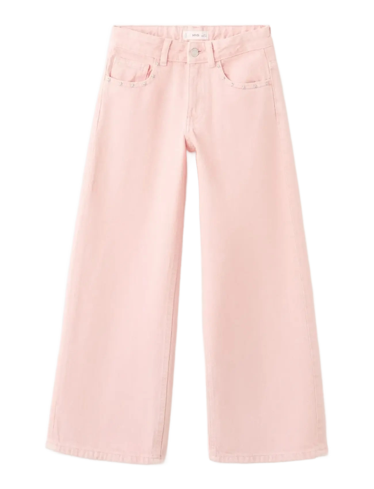 Mango Studded star jeans - Jeans - PINK / pink/rose