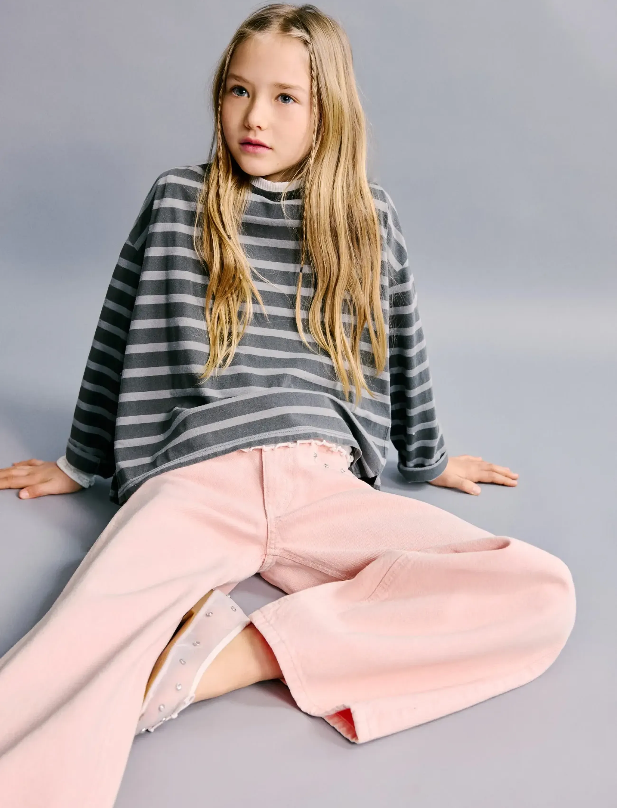 Mango - Studded star jeans - vida jeans - pink - 0