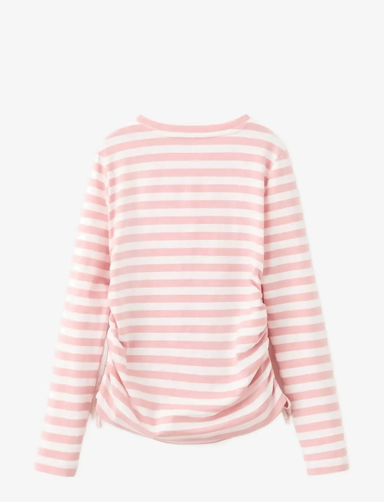 Mango - Long-sleeved t-shirt with ruffles - langærmede t-shirts - pink - 2
