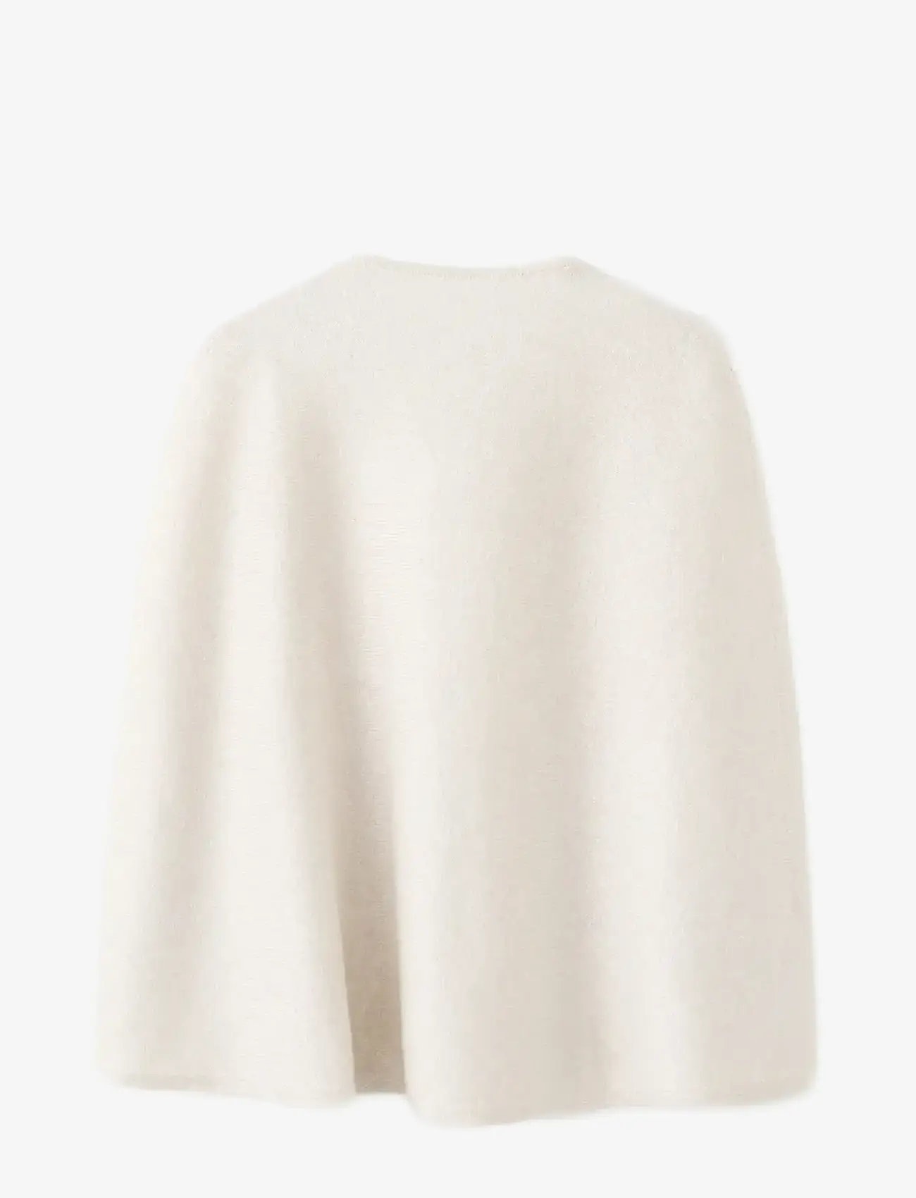 Mango - Lurex knitted cape - cardigans - lt pastel brown - 1