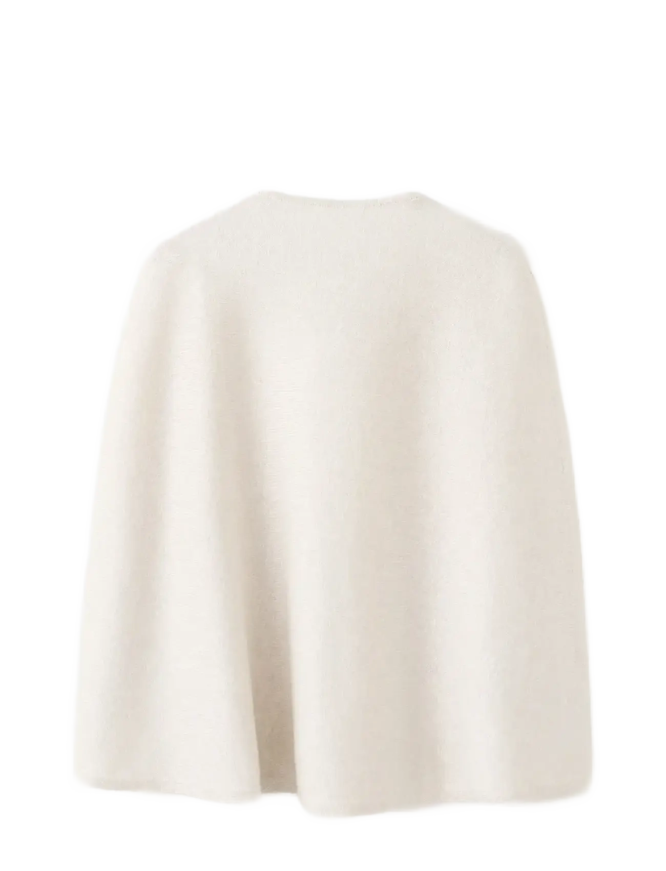 Mango - Lurex knitted cape - neuletakit - lt pastel brown - 1