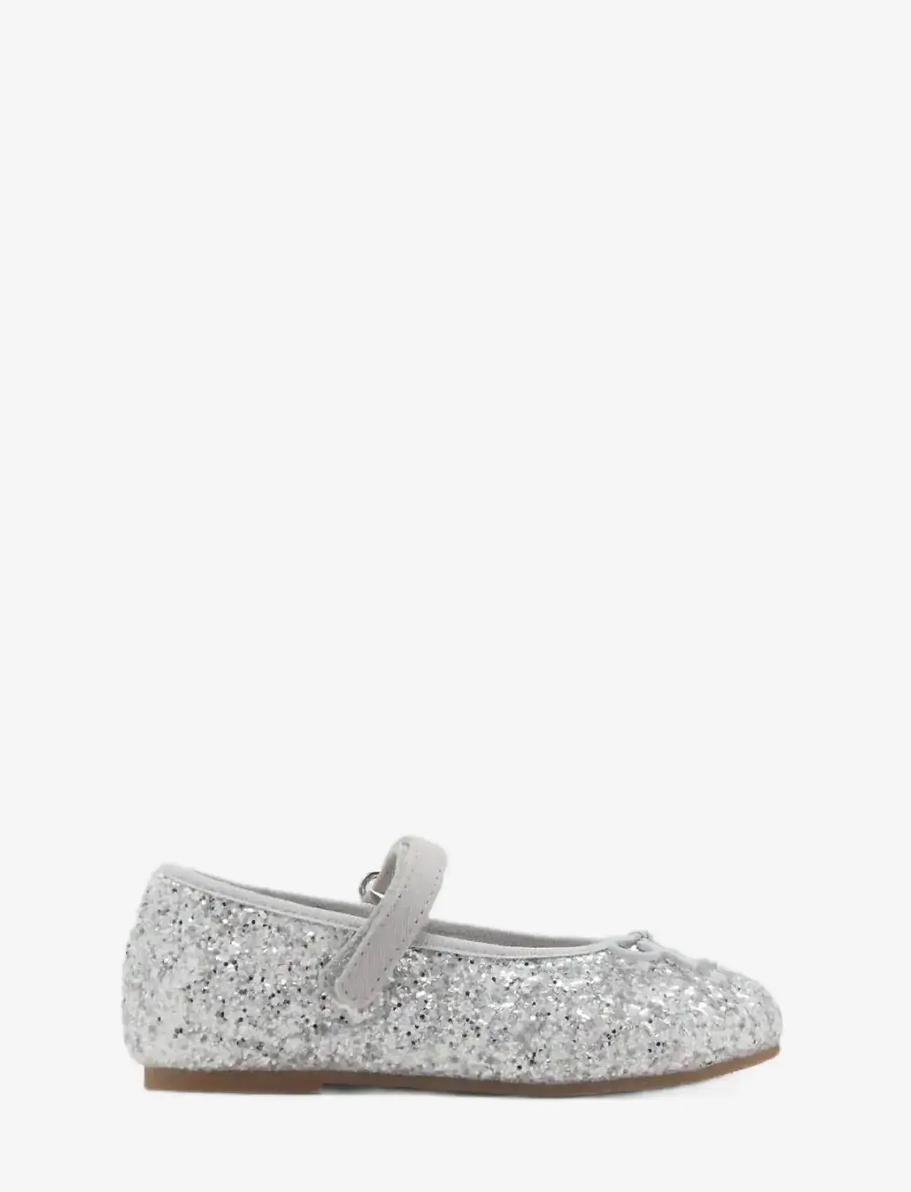 Mango - Glitter-effect ballet flats - silver - 0