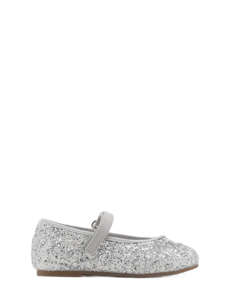 Mango - Glitter-effect ballet flats - ballerinaer & slip ons - silver - 0