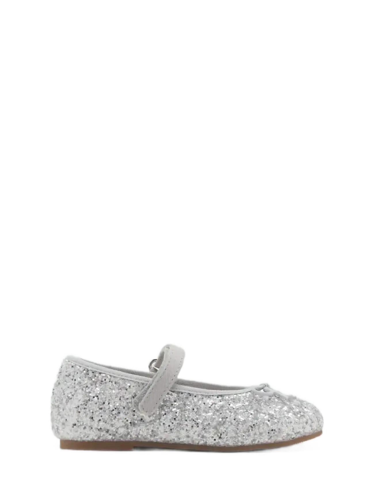 Mango Glitter-effect ballet flats - Skor - SILVER / silver