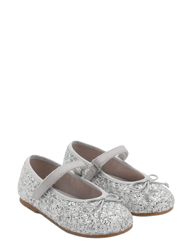 Mango - Glitter-effect ballet flats - ballerinaer & slip ons - silver - 1