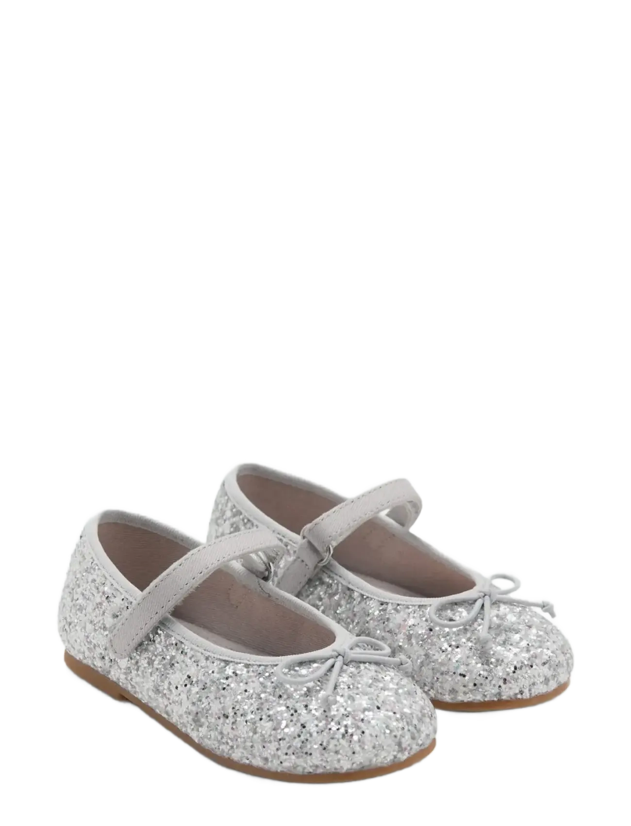 Mango - Glitter-effect ballet flats - ballerinaskor & slip-ons - silver - 1