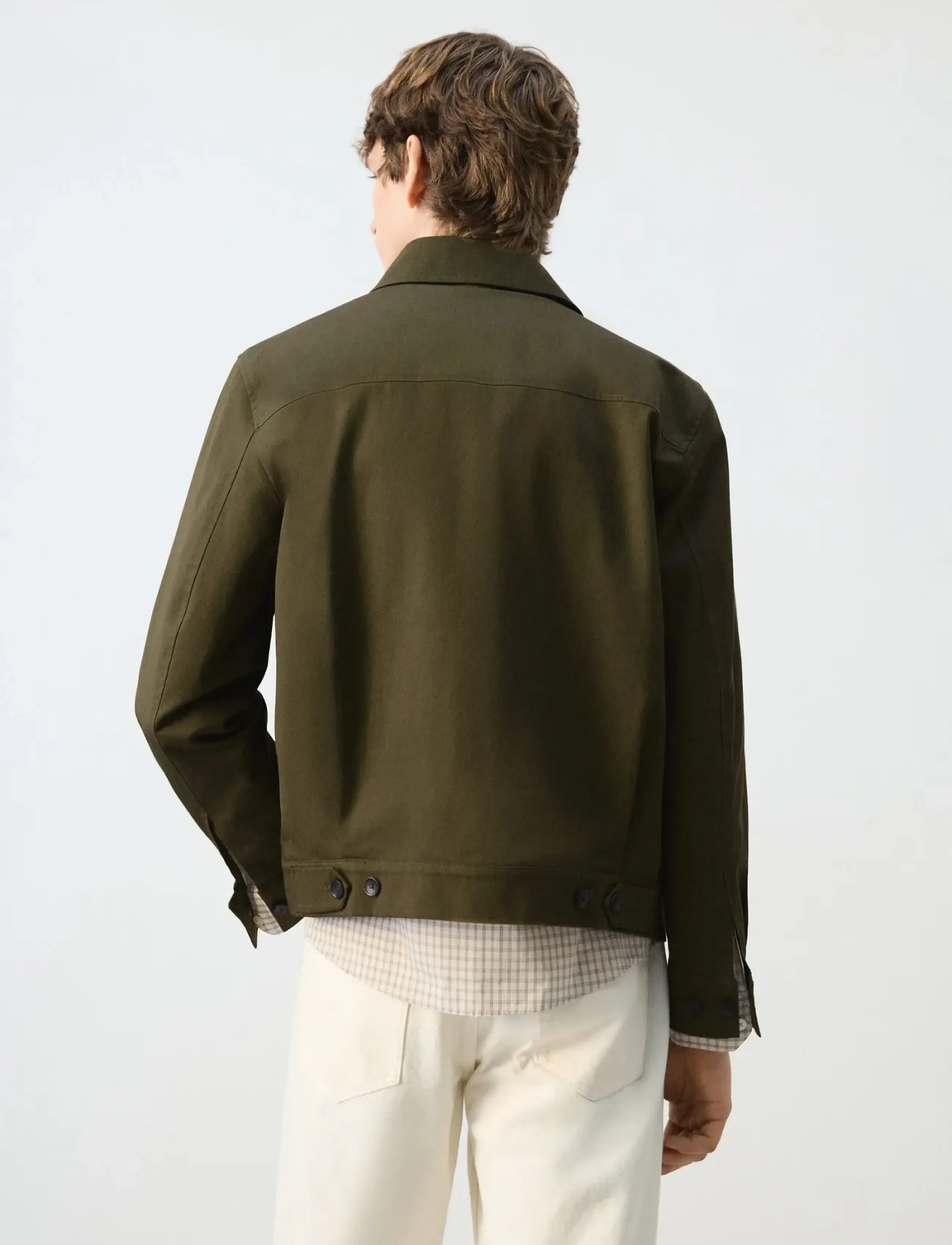 Water-Repellent Jacket With Hidden Zip 2