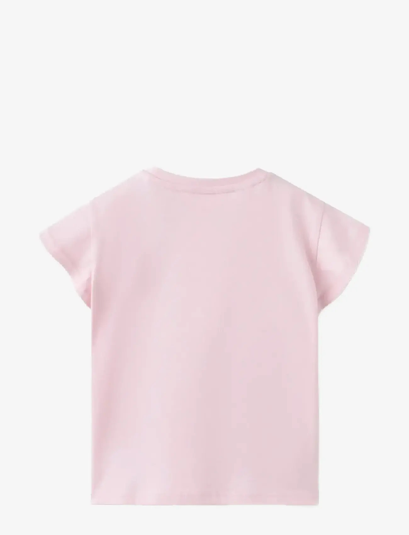 Mango - Short-sleeved cotton t-shirt - kortærmede t-shirts - pink - 1