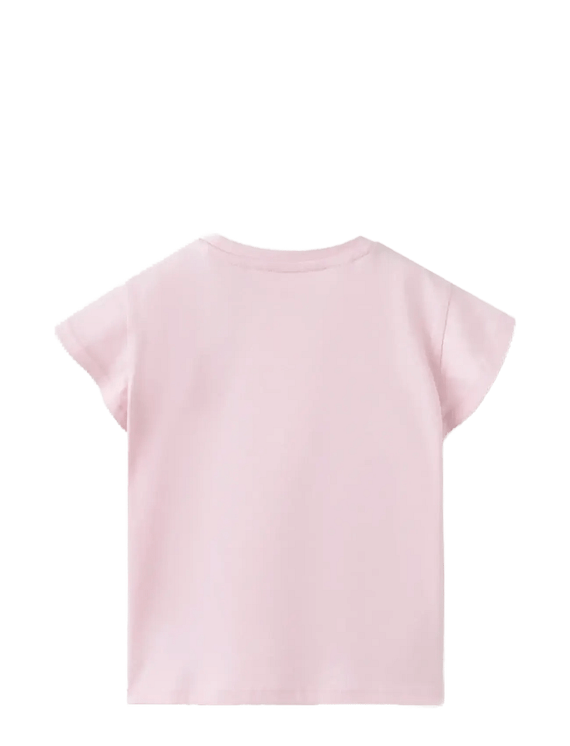 Mango - Short-sleeved cotton t-shirt - kortærmede t-shirts - pink - 1