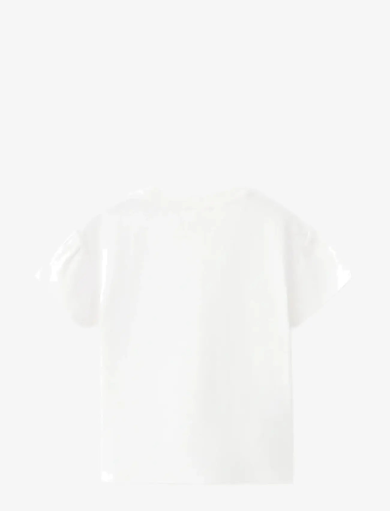 Mango - Ruffle cotton T-shirt - kortærmede t-shirts - natural white - 1
