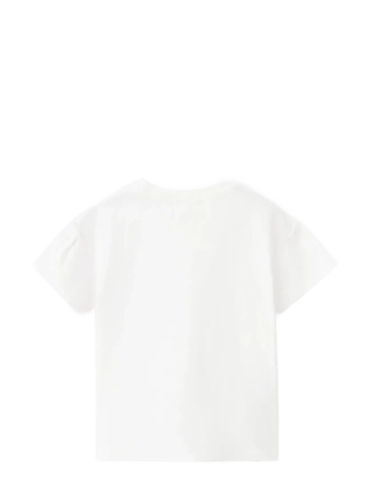 Mango - Ruffle cotton T-shirt - kurzärmelige - natural white - 1