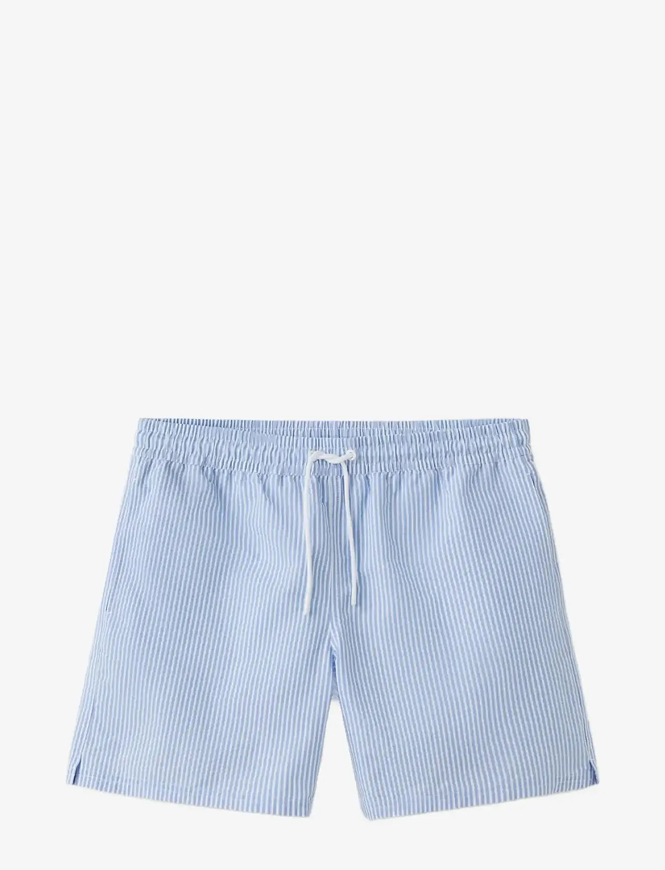 Mango - Seersucker swimming trunks - laveste priser - lt-pastel blue - 1
