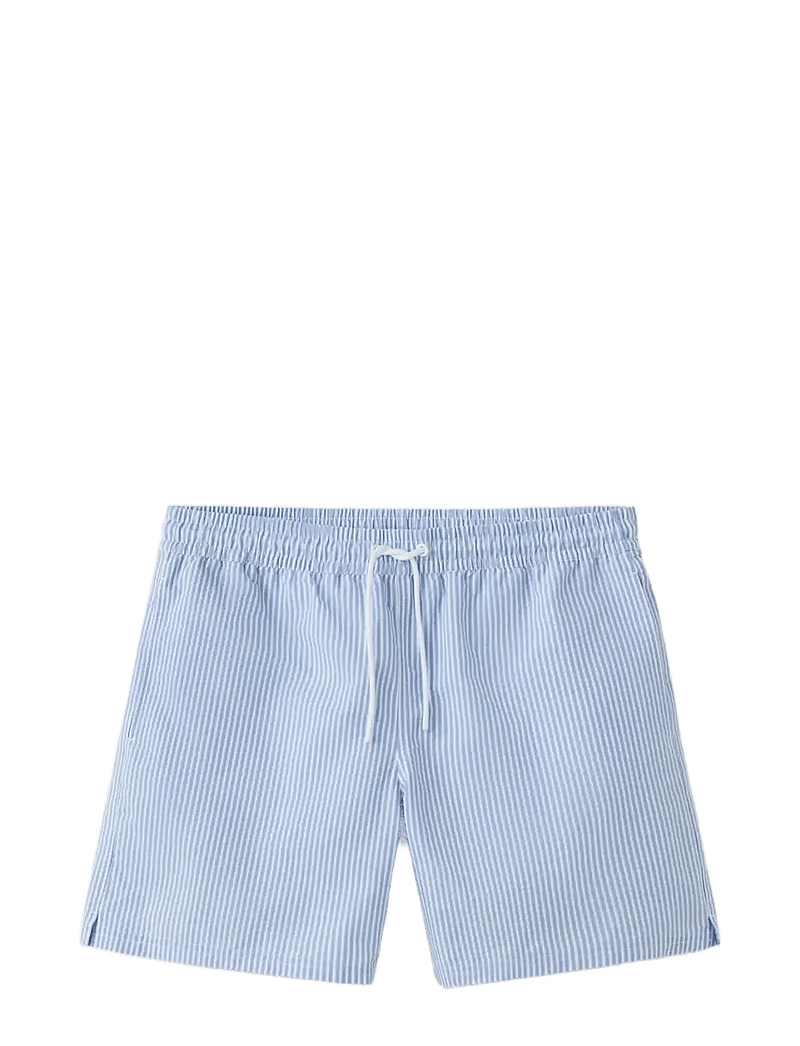 Mango - Seersucker swimming trunks - badeshorts - lt-pastel blue - 1