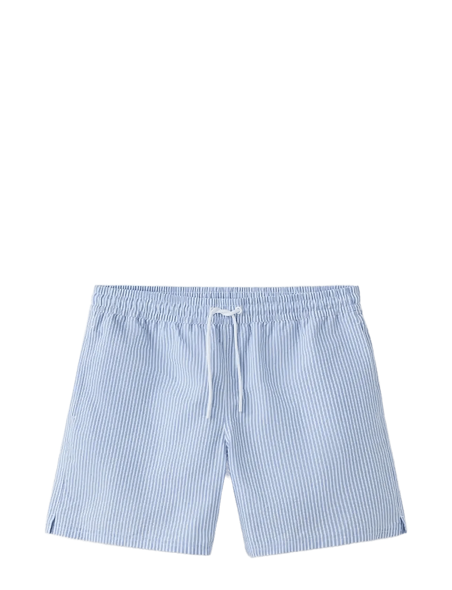 Mango - Seersucker swimming trunks - badshorts - lt-pastel blue - 1