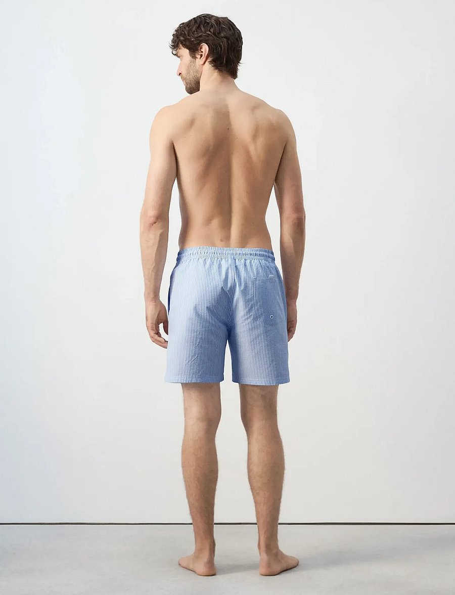 Mango - Seersucker swimming trunks - badshorts - lt-pastel blue - 2