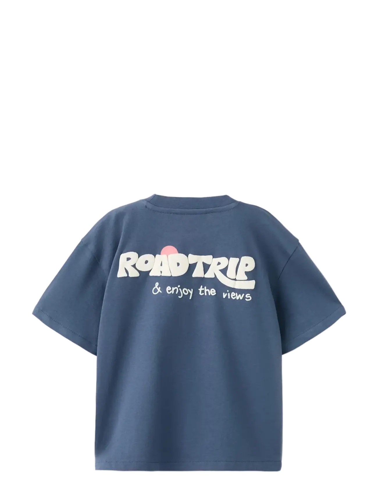 Mango - Printed T-shirt with interactive flap - kortærmede t-shirts - medium blue - 1