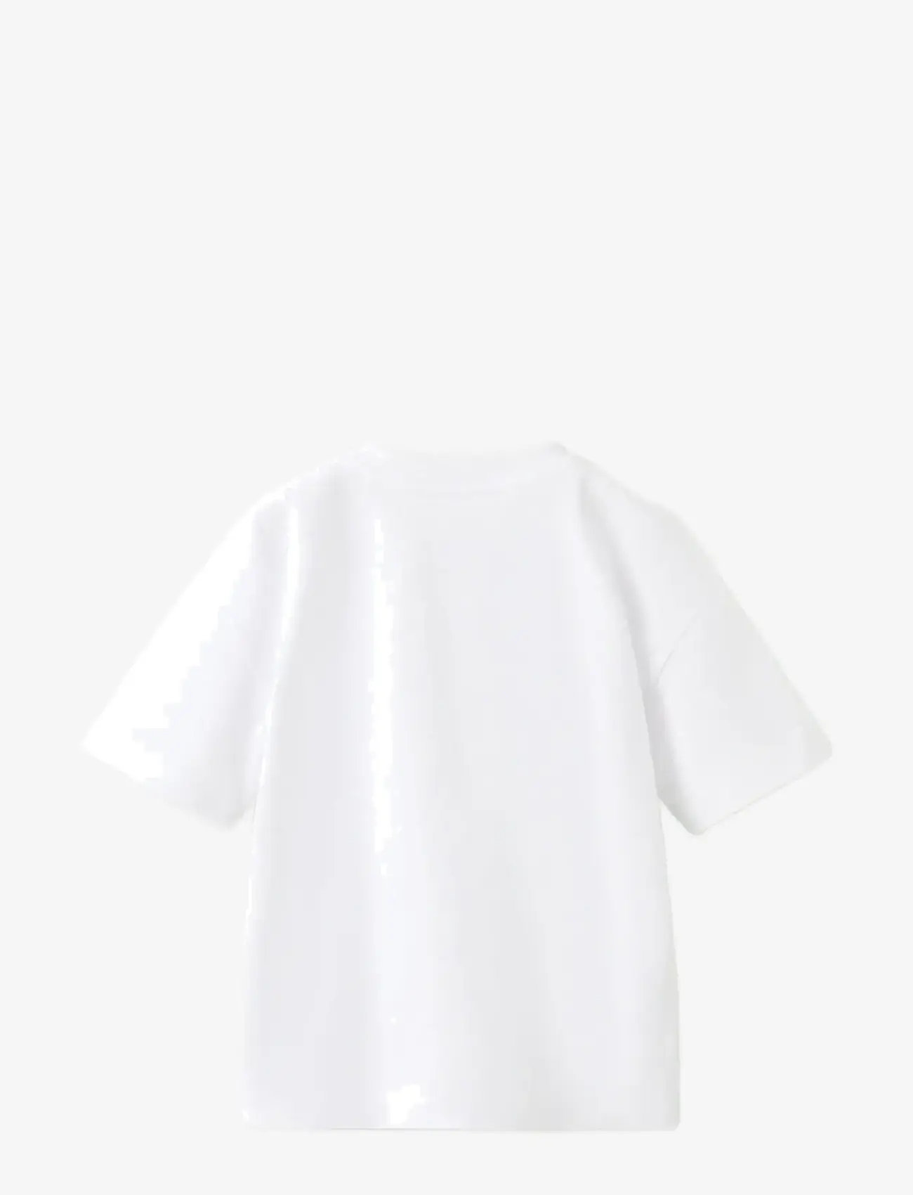Mango - Buttoned cotton T-shirt - kortærmede t-shirts - white - 1