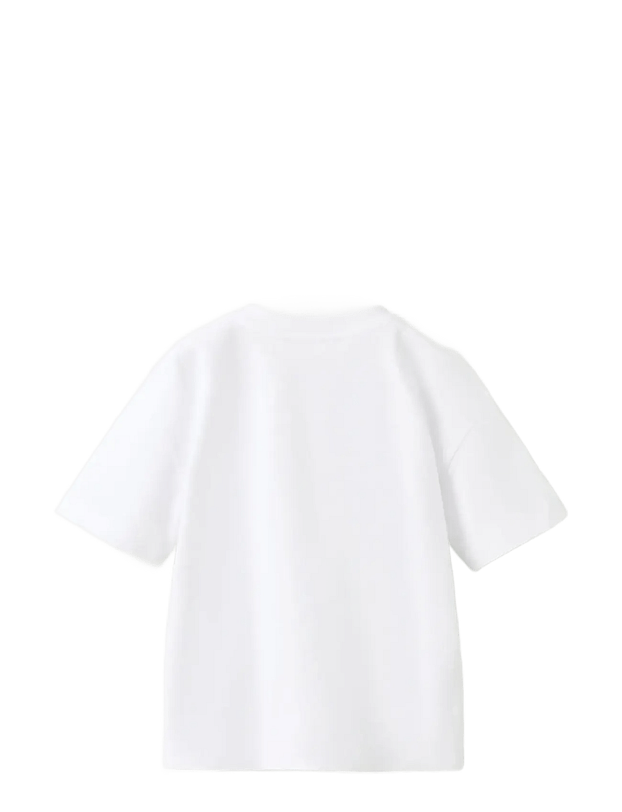 Mango - Buttoned cotton T-shirt - kortærmede t-shirts - white - 1