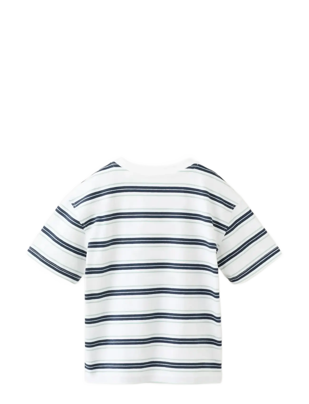 Mango - Monochrome striped T-shirt - kortærmede t-shirts - navy - 1