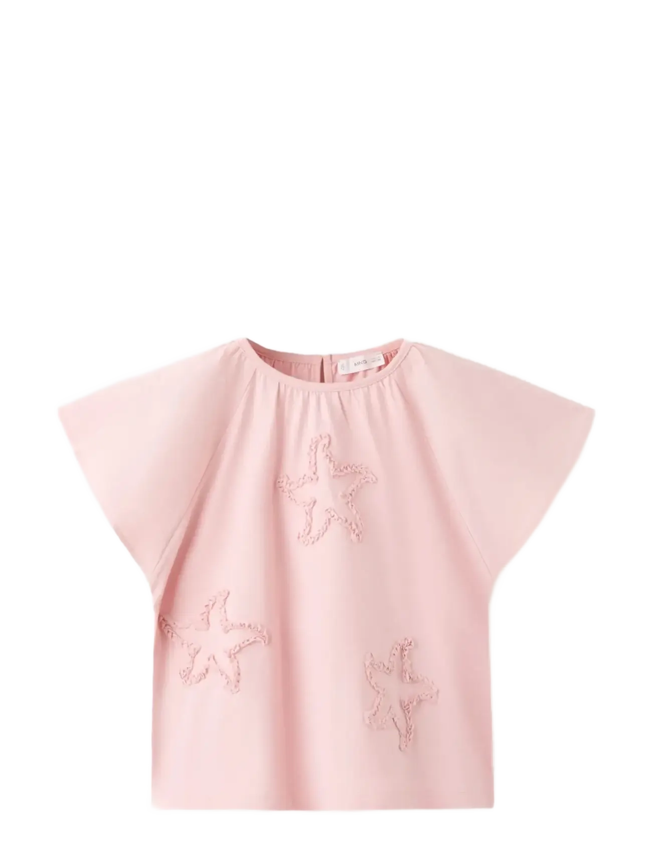 Mango Stars Cotton T-Shirt, 11-12, Pink, T-Shirts > Kortærmede, Børn