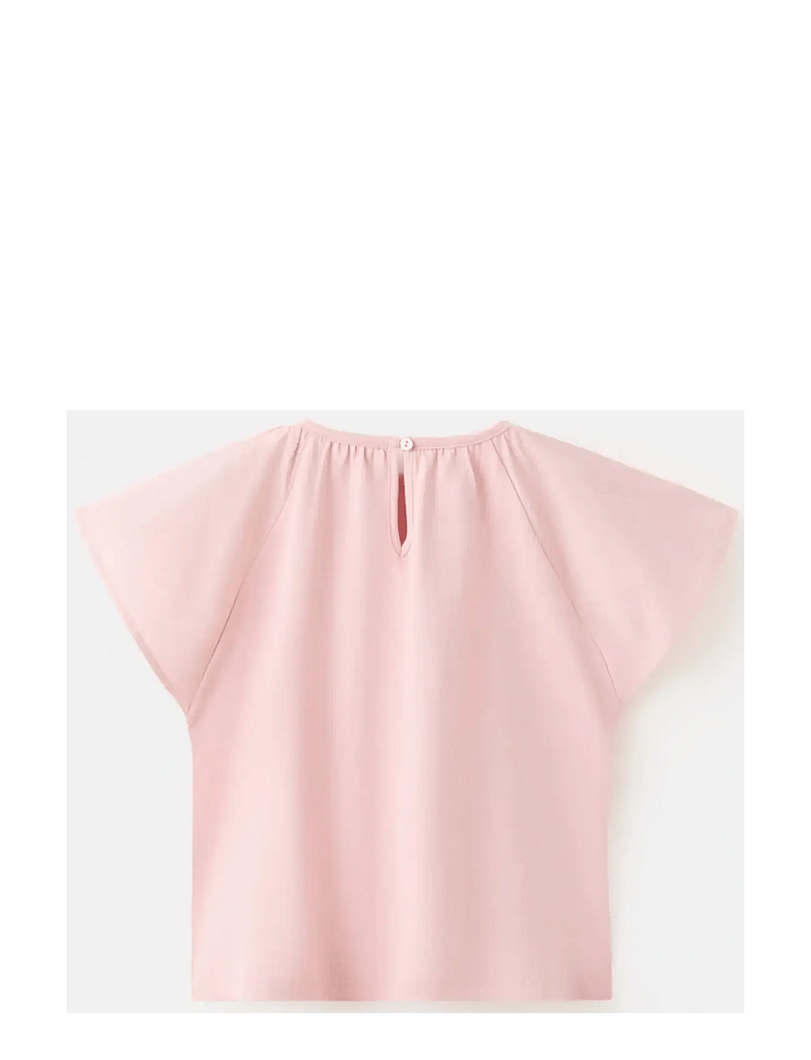 Mango - Stars cotton T-shirt - kortærmede t-shirts - pink - 1