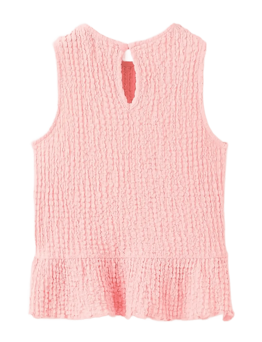 Mango - Ruffled top with bows - Ærmeløs undertrøje - pink - 2