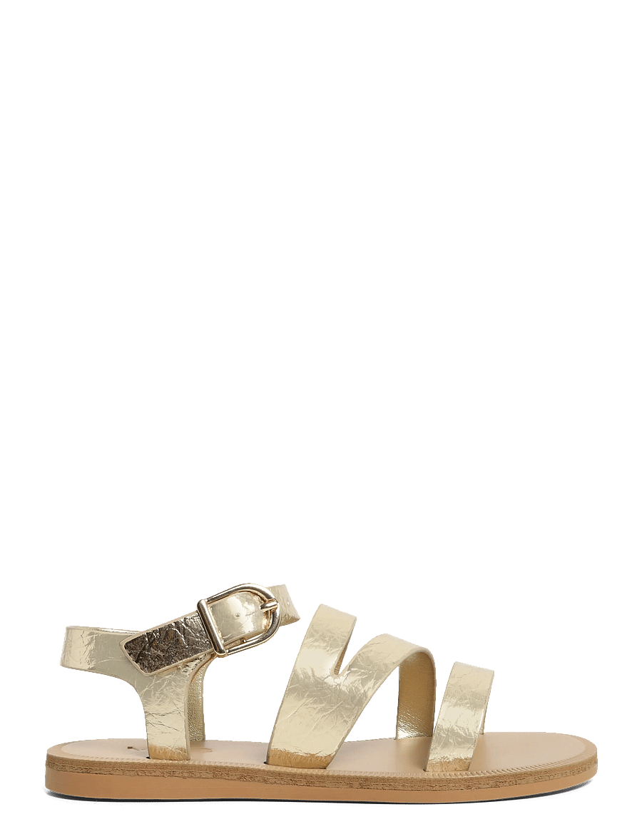Mango - Metallic straps sandals - sandaler - gold - 2