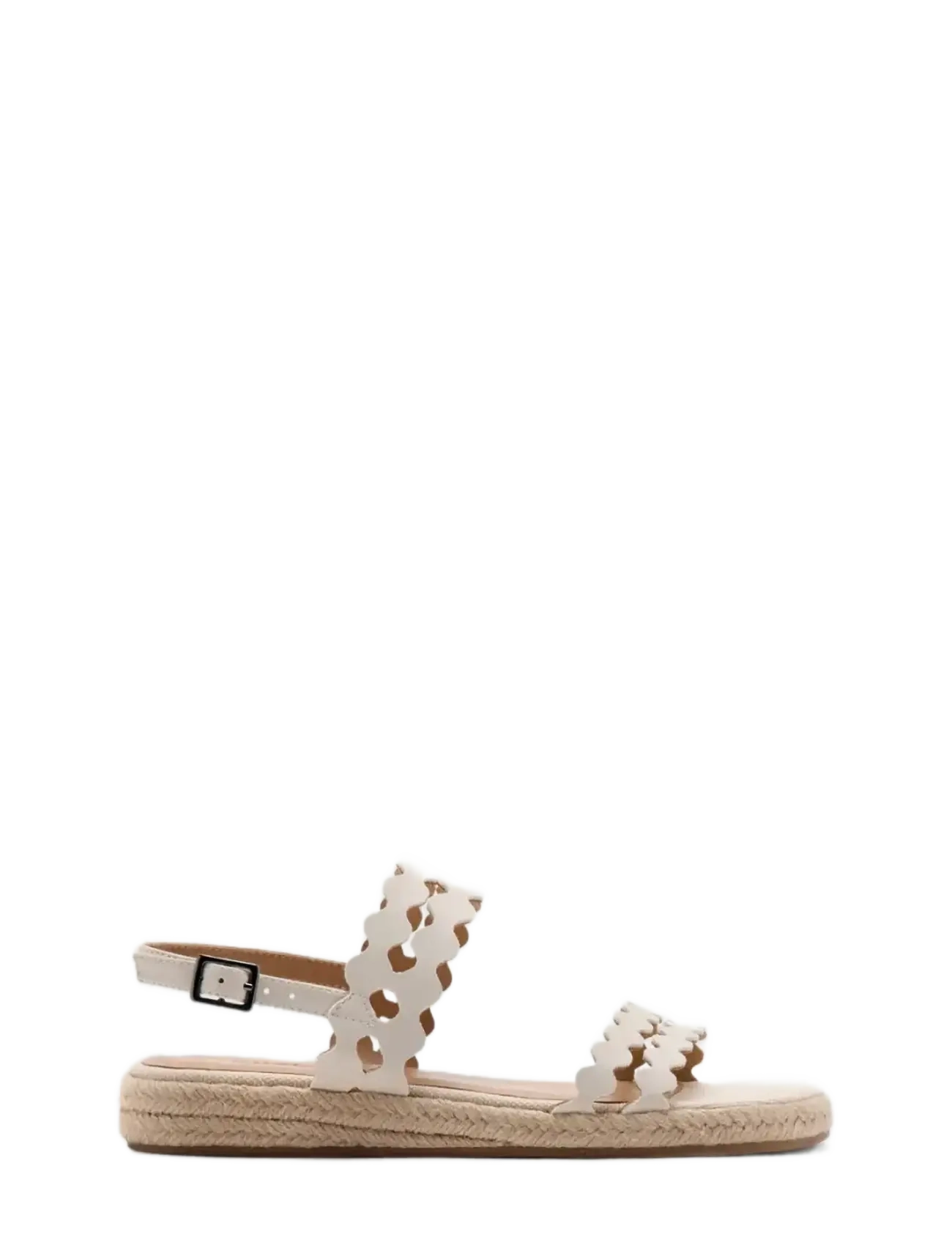 Mango Espadrille Strap Sandal, 36, Summer Schuhe, Creme - Sandals, Kinder