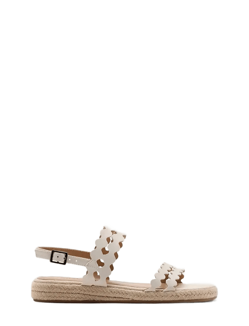 Mango - Espadrille strap sandal - sandaler - natural white - 0