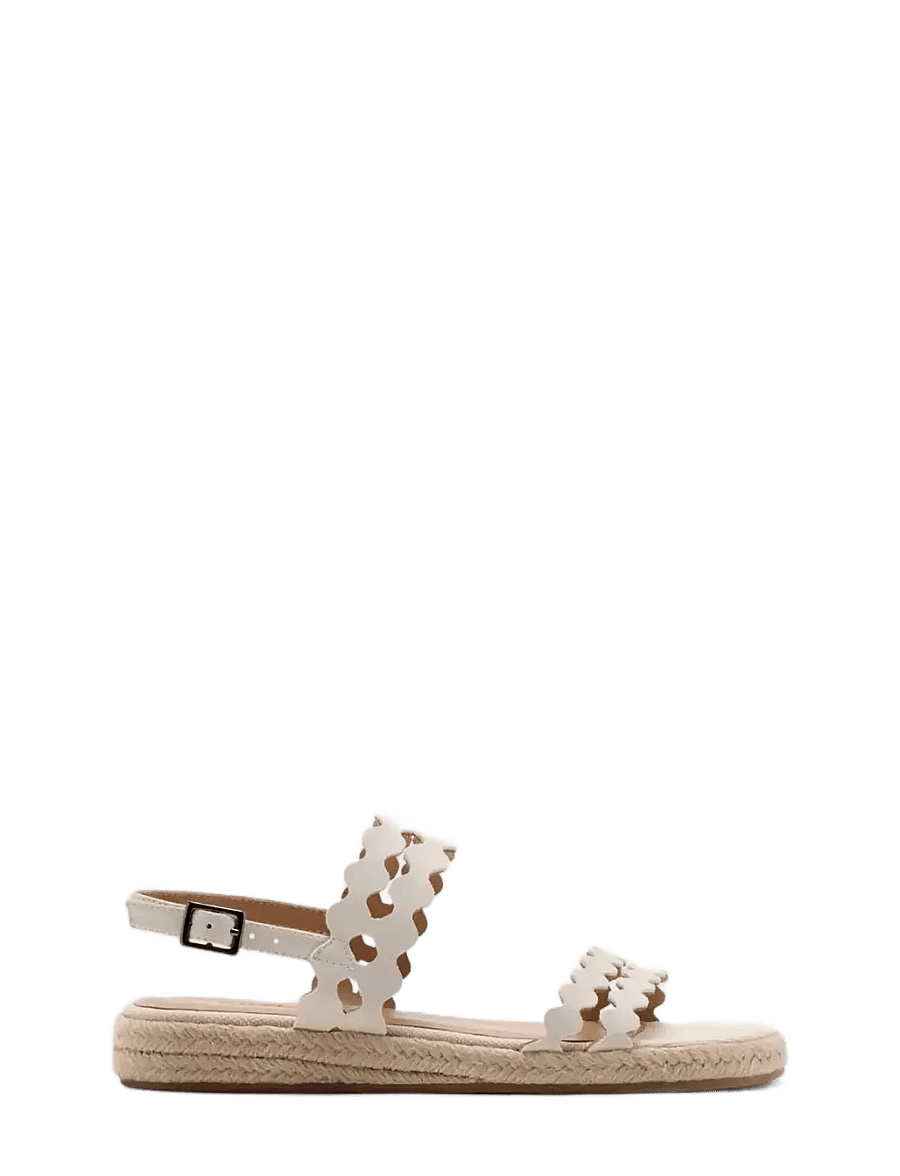 Mango - Espadrille strap sandal - sandaler - natural white - 0