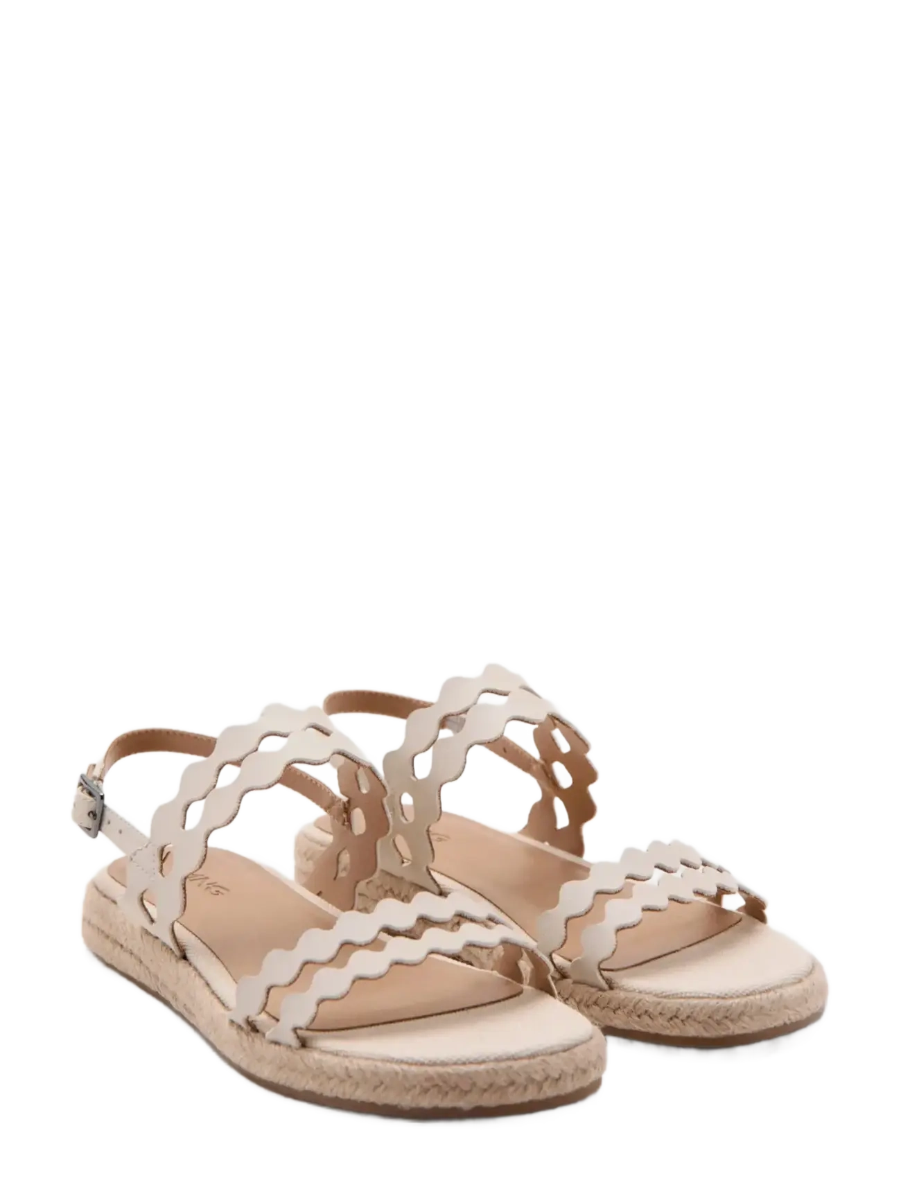 Mango - Espadrille strap sandal - sandaler - natural white - 1