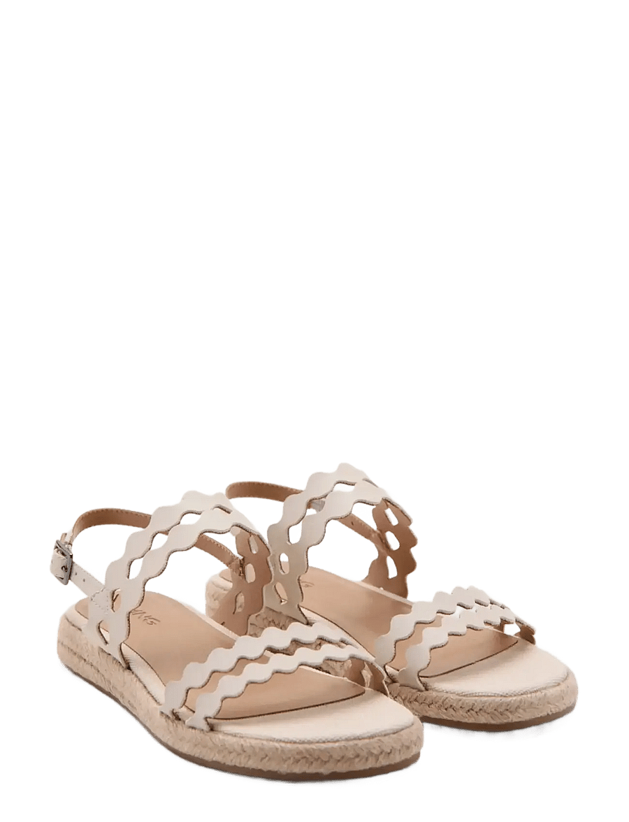 Mango - Espadrille strap sandal - sandaler - natural white - 1