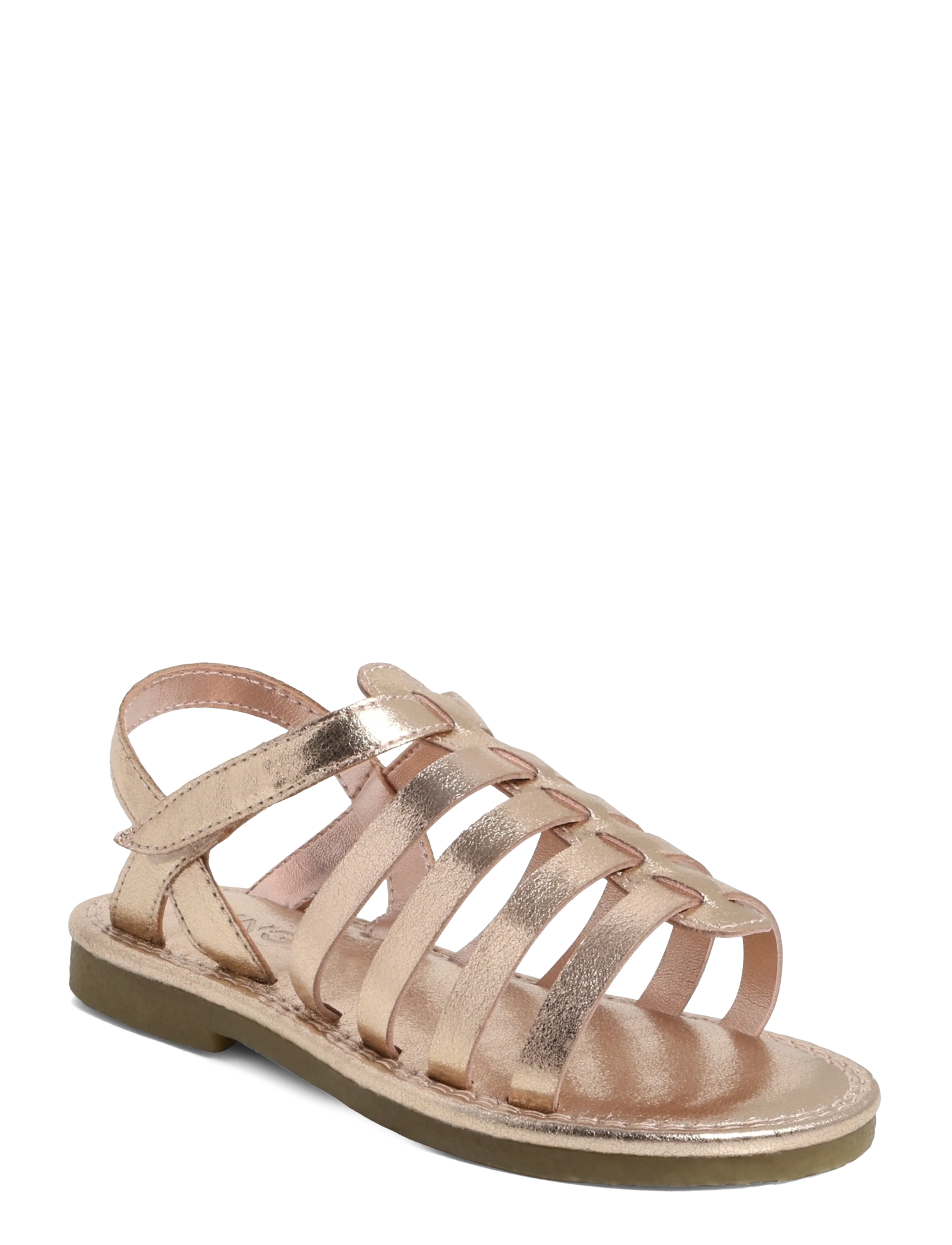 Mango Metallic Strappy Sandals, 25, Pink, Sommersko > Sandaler, Børn