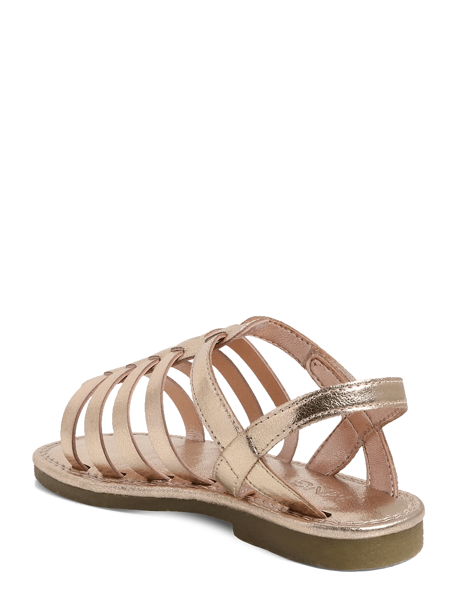 Mango - Metallic strappy sandals - lt-pastel pink - 1
