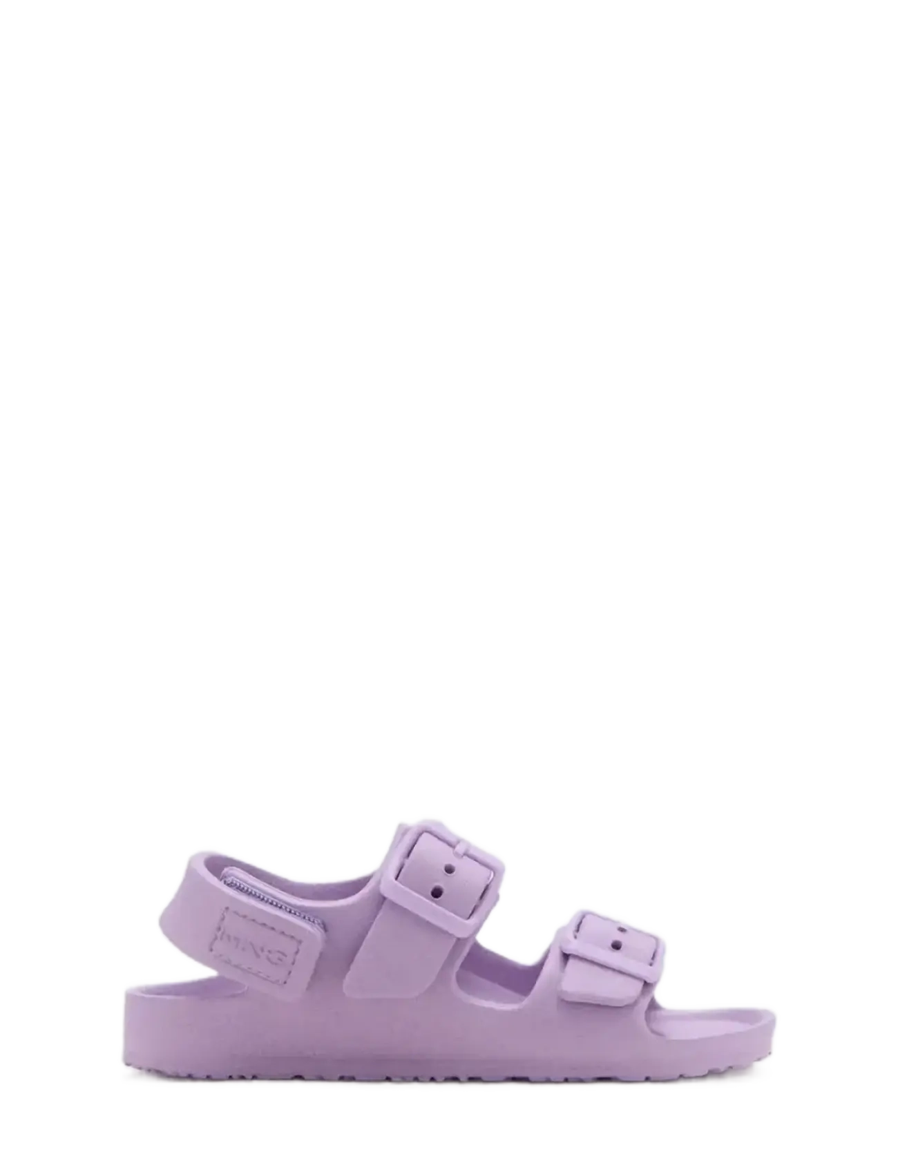 Mango Rubberised Buckle Sandals, 25, Purple, Sommersko > Sandaler, Børn
