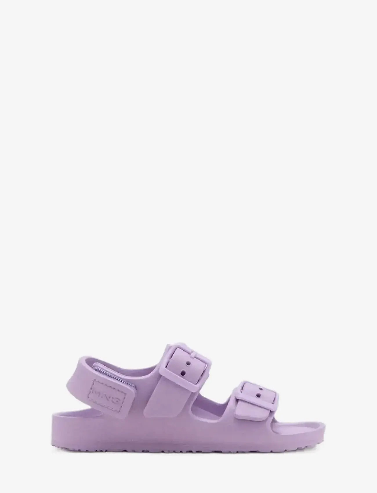 Mango - Rubberised buckle sandals - sandals - lt-pastel purple - 0