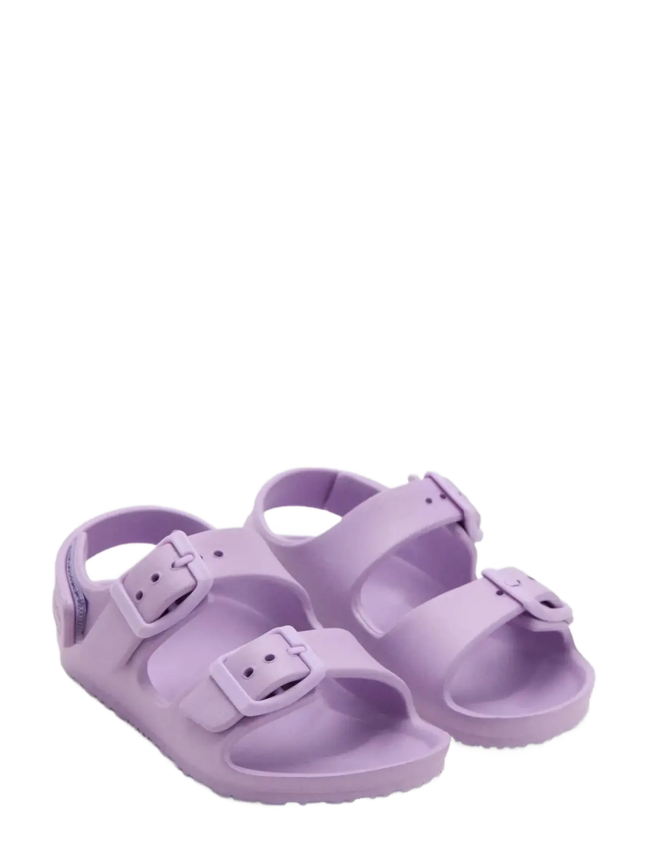Mango - Rubberised buckle sandals - sandaler - lt-pastel purple - 1