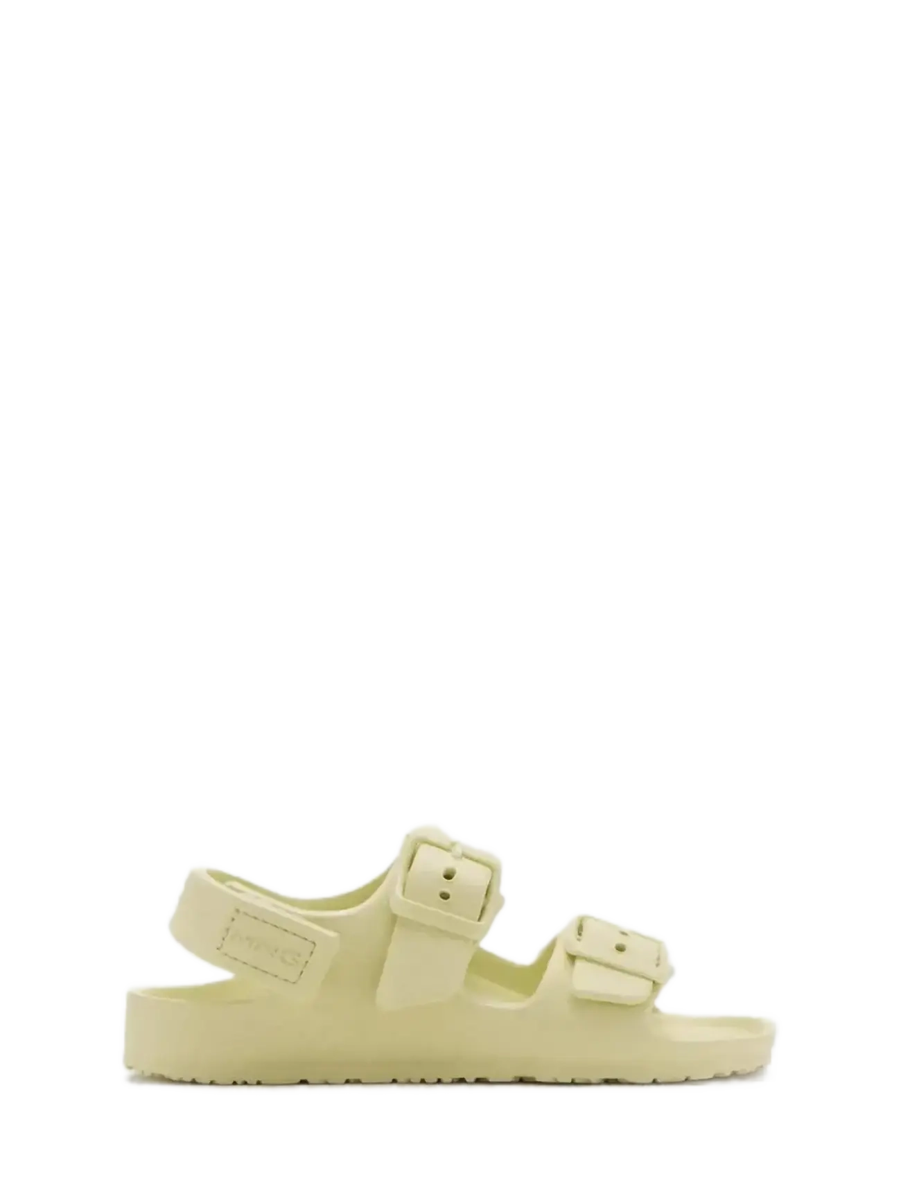 Mango Rubberised Buckle Sandals, 25, Green, Sommersko > Sandaler, Børn