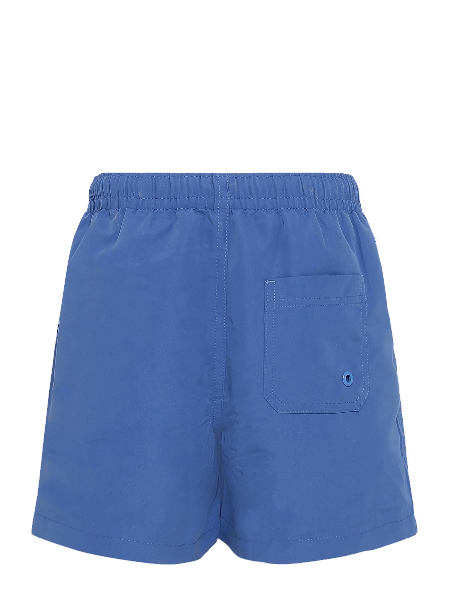 Mango - Plain lace swimsuit - badshorts - medium blue - 1