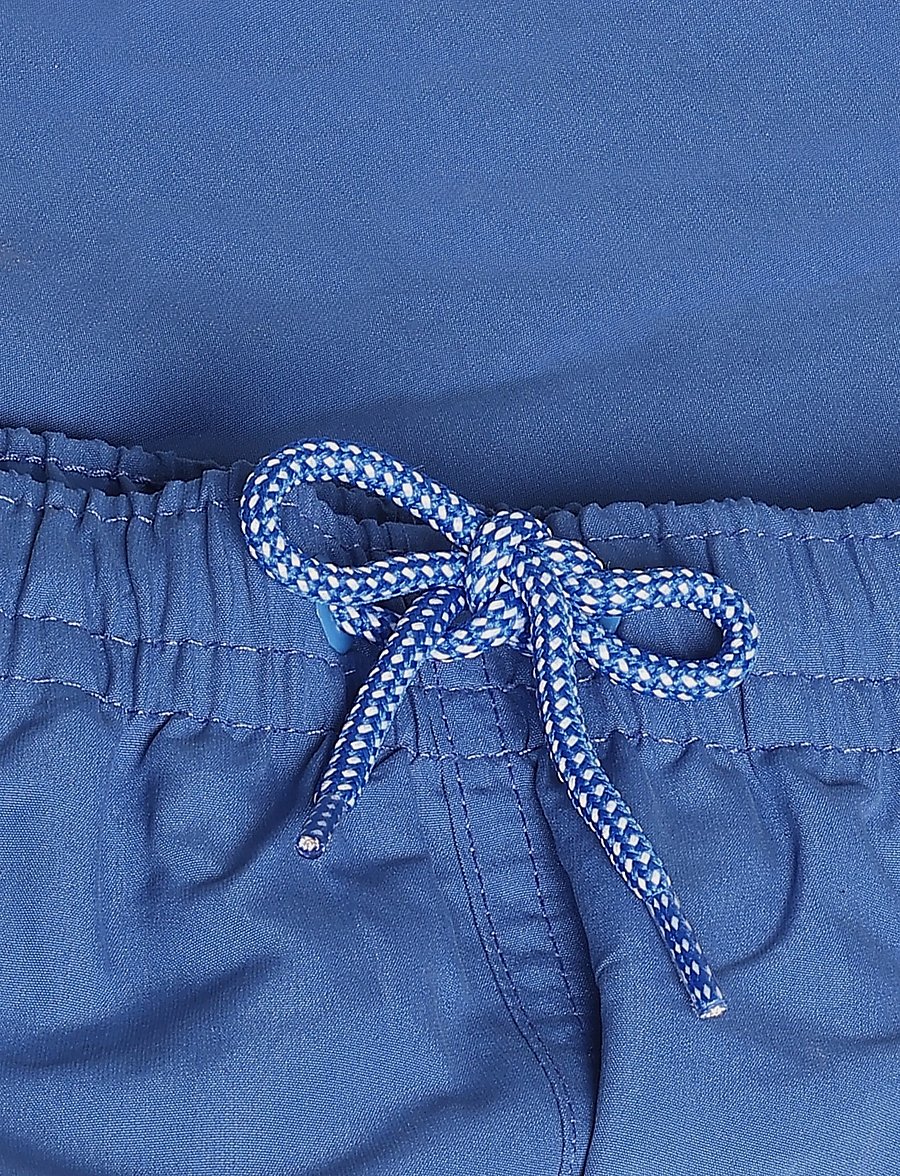 Mango - Plain lace swimsuit - badshorts - medium blue - 2