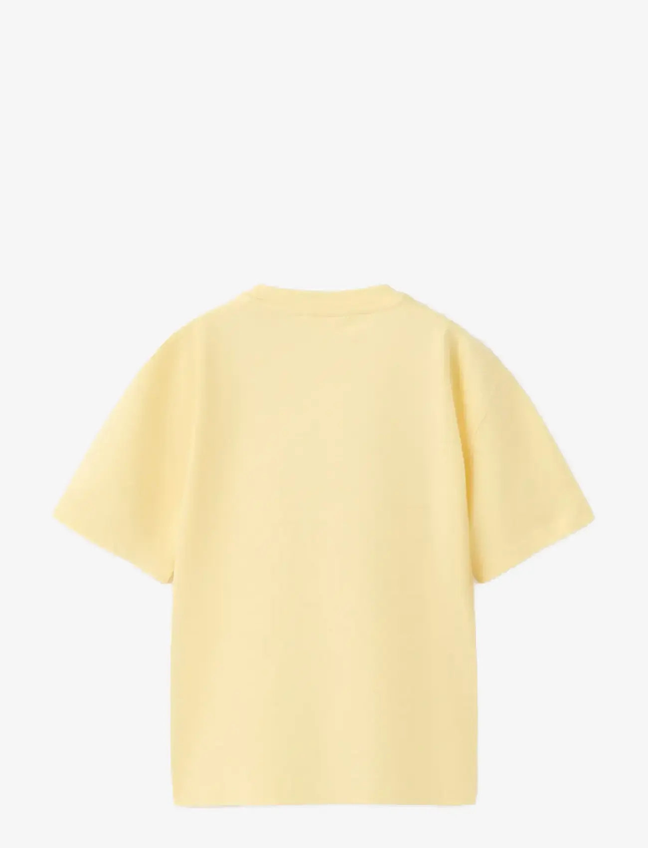 Mango - Printed cotton-blend t-shirt - kortærmede t-shirts - yellow - 2