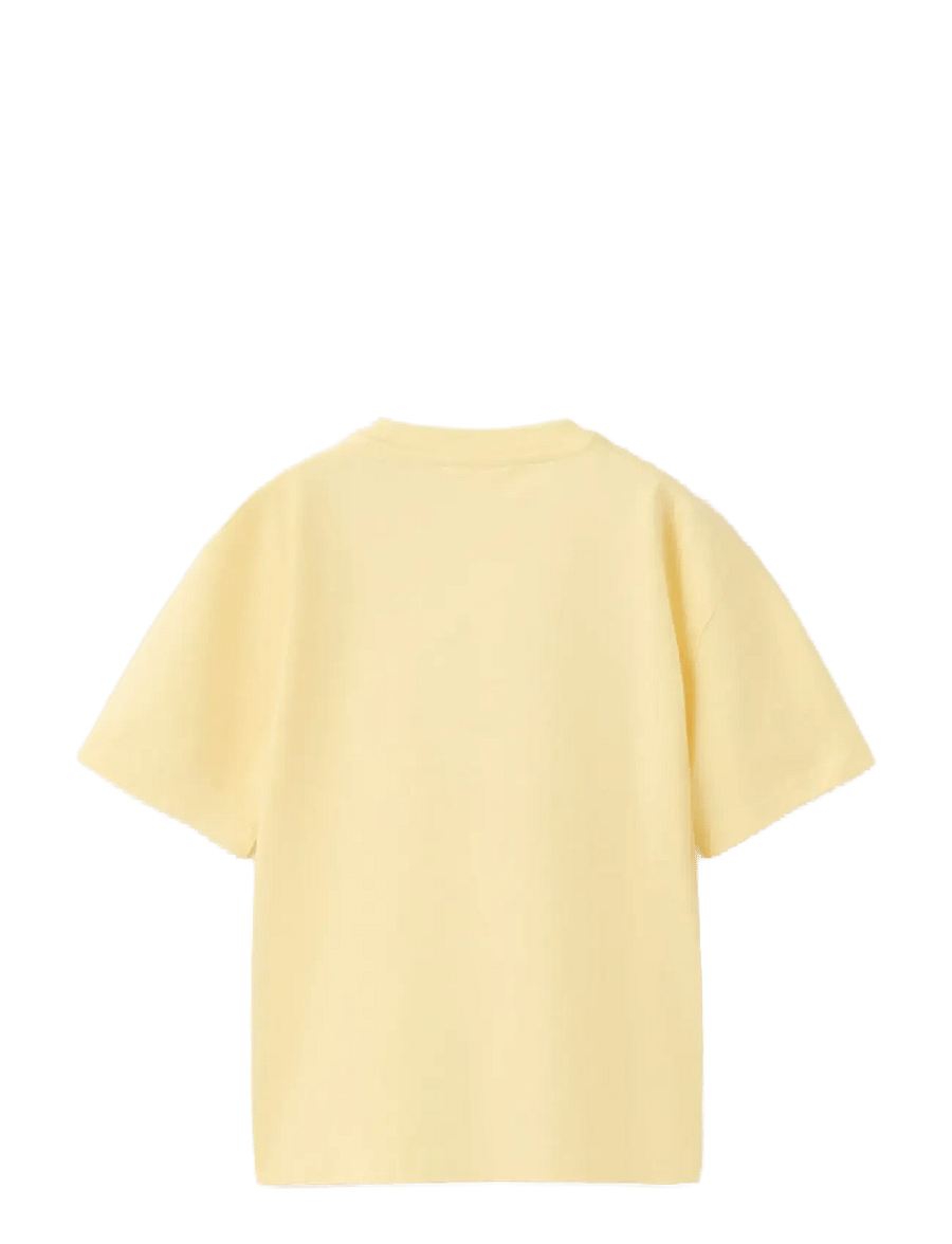 Mango - Printed cotton-blend t-shirt - kortærmede t-shirts - yellow - 2