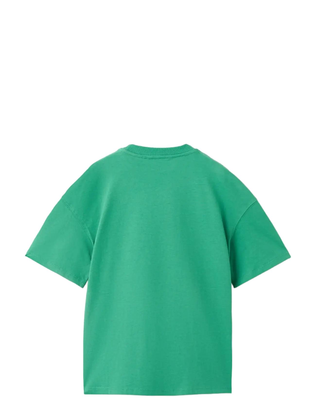 Mango - Printed cotton-blend t-shirt - kortärmade t-shirts - green - 1