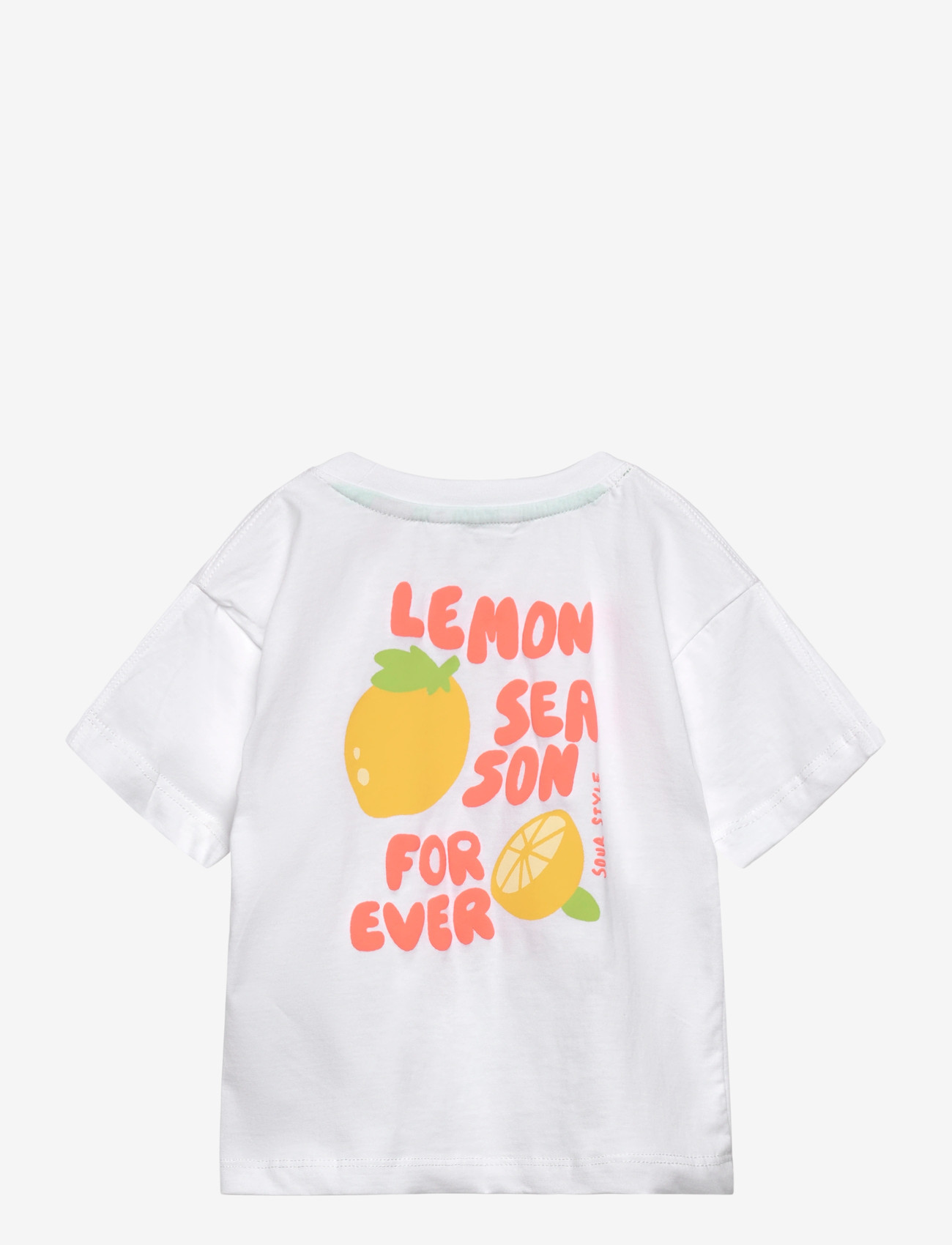 Mango - Embroidered detail cotton T-shirt - kortærmede t-shirts - white - 1