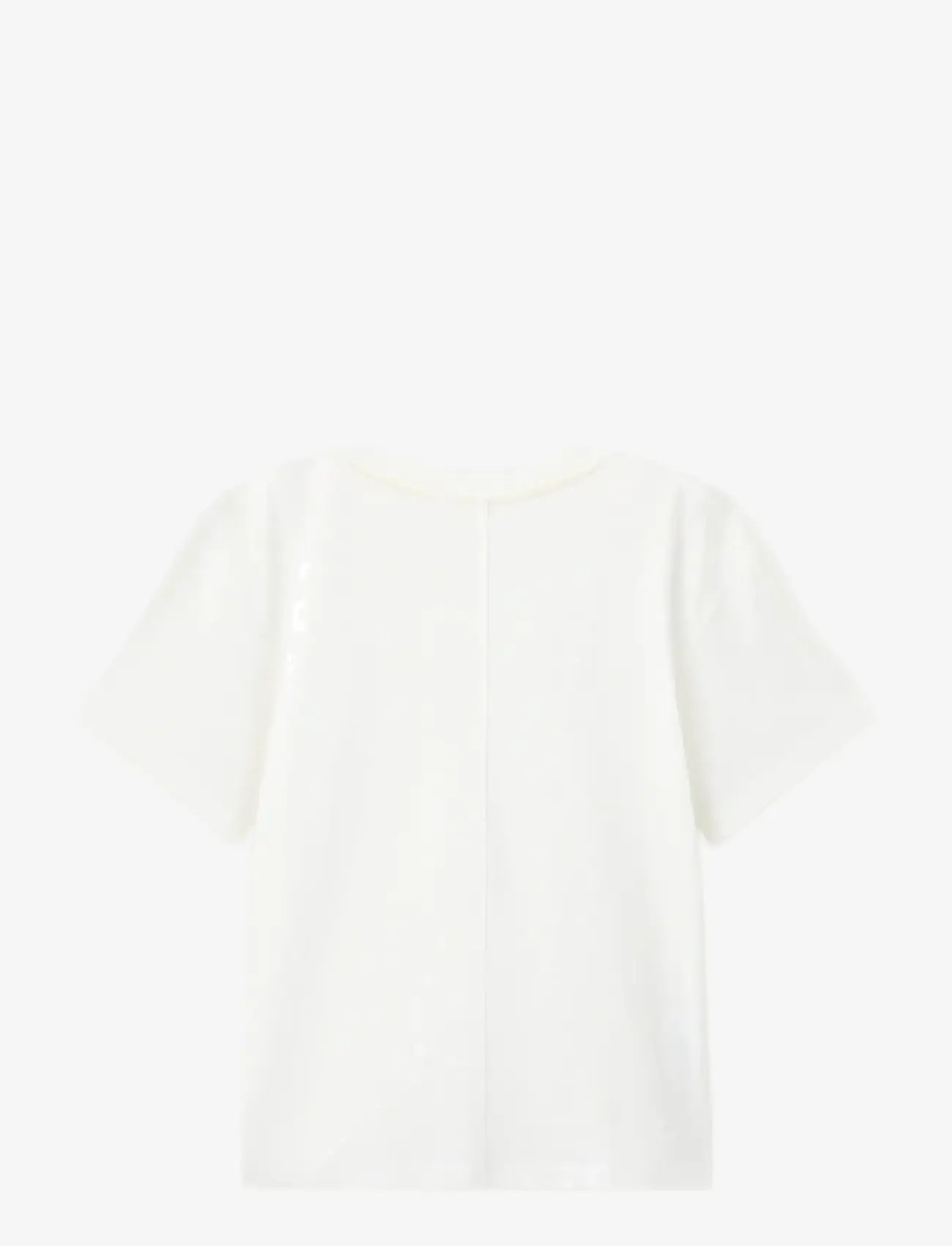 Mango - Printed cotton-blend t-shirt - kortærmede t-shirts - natural white - 1